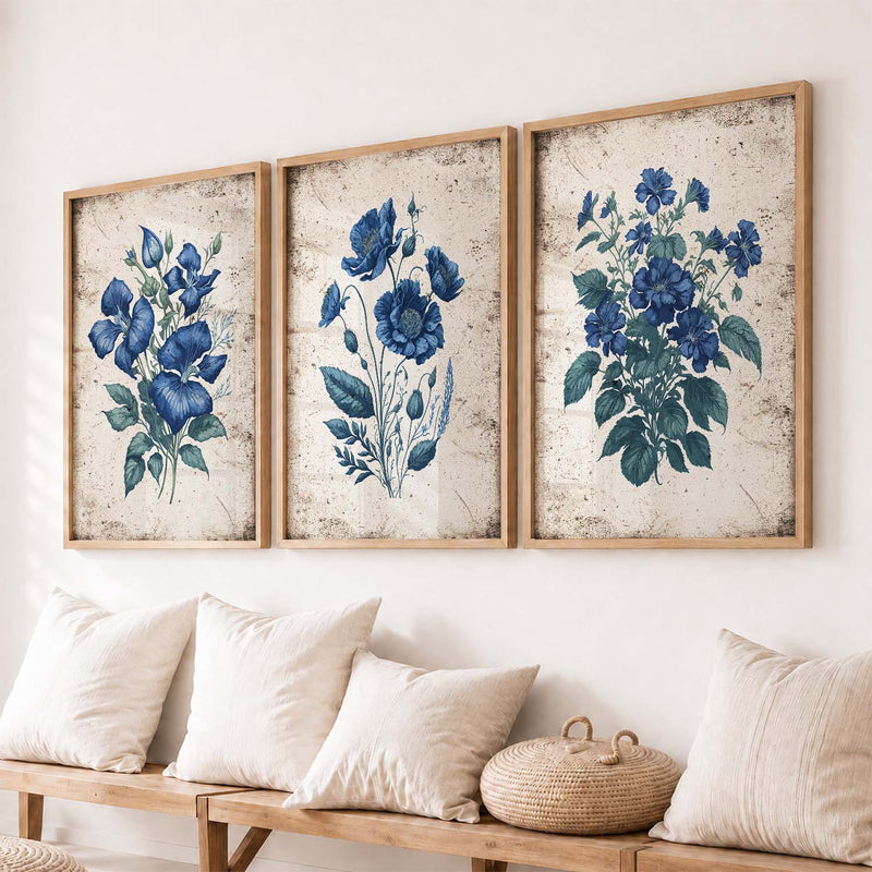 Floral  Wall Art Paintings for Living Room - Wall Poster With frames