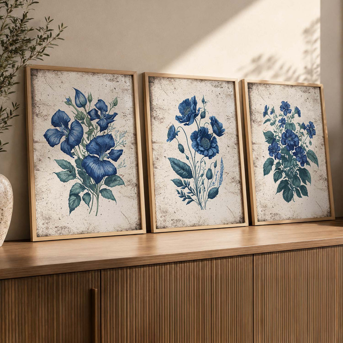 Floral  Wall Art Paintings for Living Room - Wall Poster With frames
