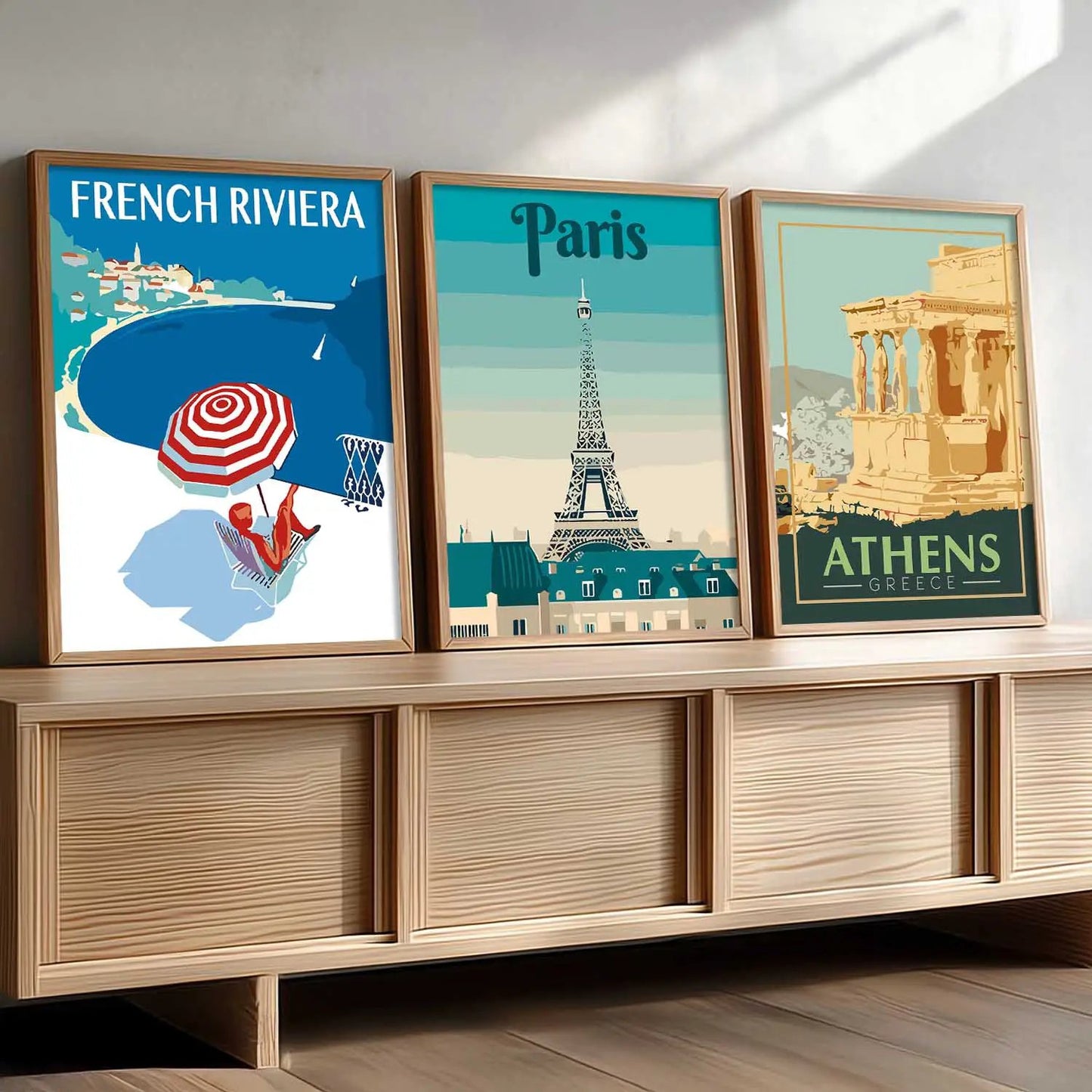 City  Wall Art Paintings for Living Room - Wall Poster With frames