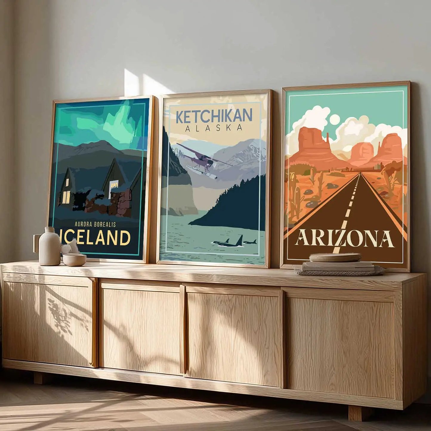 travel Wall Art Paintings for Living Room - Wall Poster With frames by Kotart store