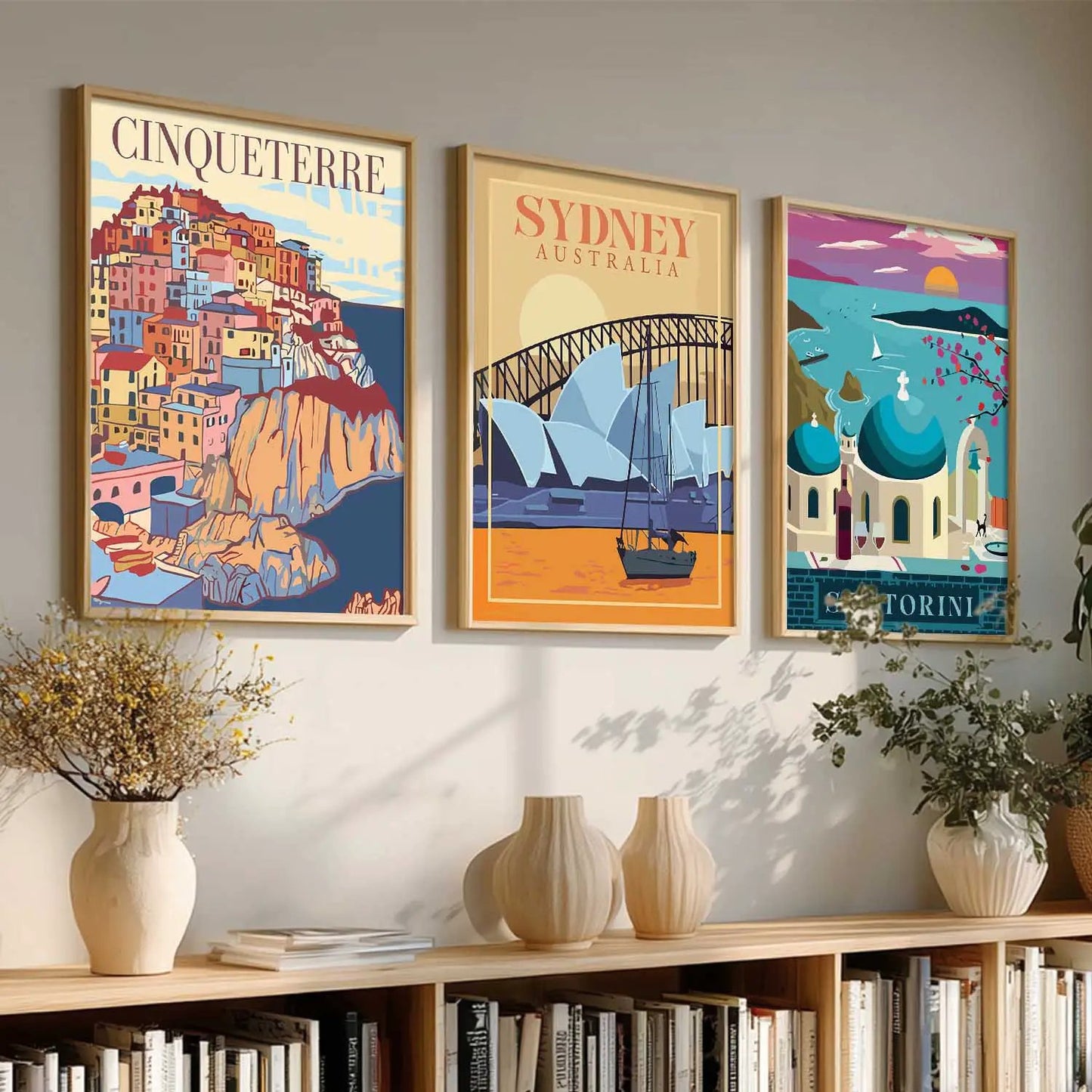 travel Wall Art Paintings for Living Room - Wall Poster With frames by Kotart store