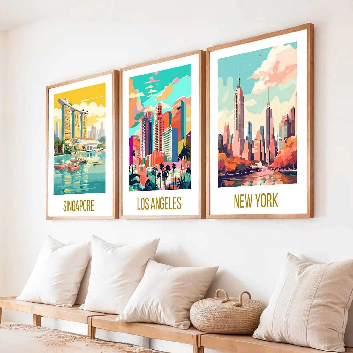 travel  Wall  Art Paintings for Living Room - Wall Poster With frames