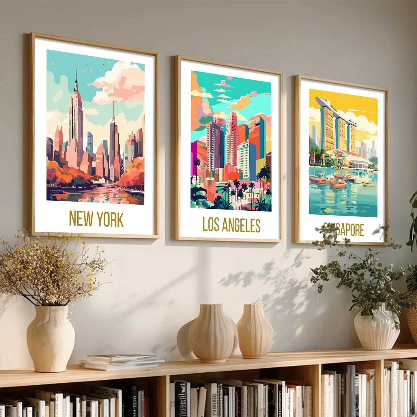 travel  Wall  Art Paintings for Living Room - Wall Poster With frames