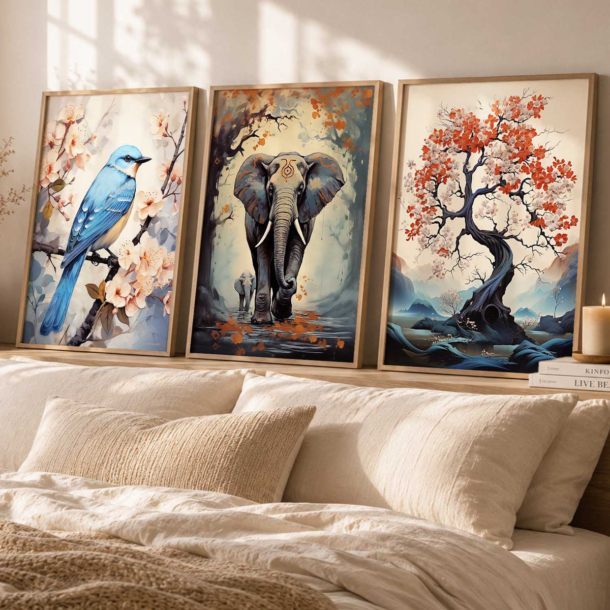 Madhubani    Wall Art Paintings for Living Room - Wall Poster With frames