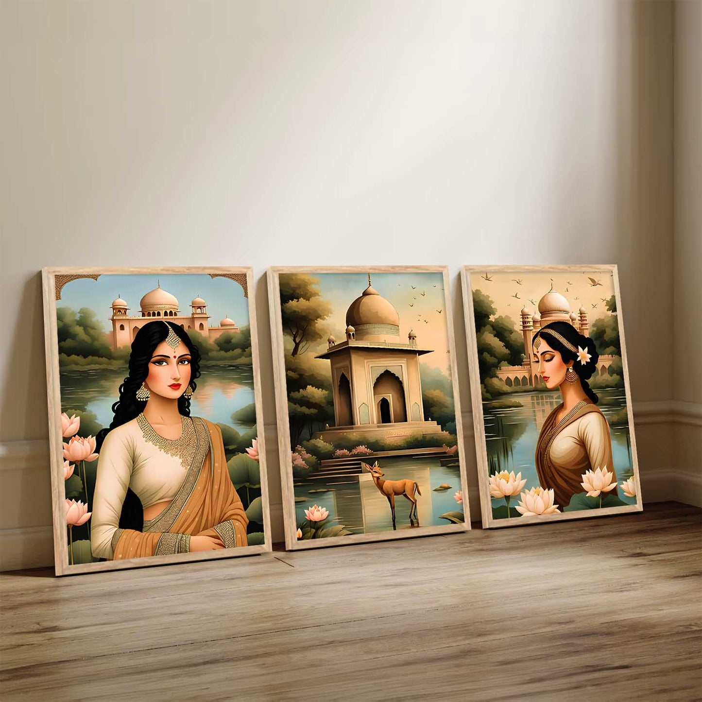 Traditional  Wall  Art Paintings for Living Room - Wall Poster With frames