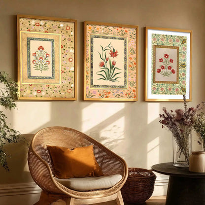 Floral   Wall Art Paintings for Living Room - Wall Poster With frames