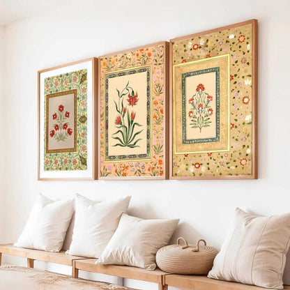 Floral   Wall Art Paintings for Living Room - Wall Poster With frames