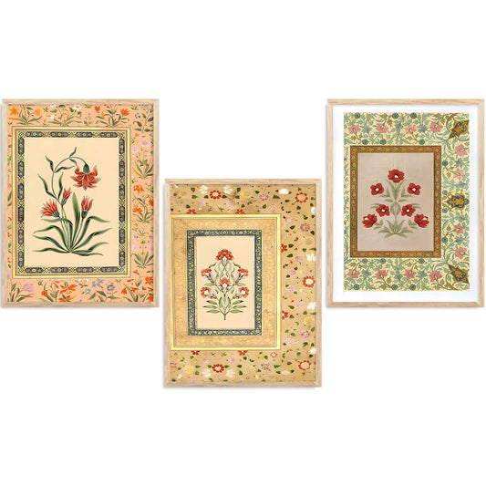 Floral   Wall Art Paintings for Living Room - Wall Poster With frames