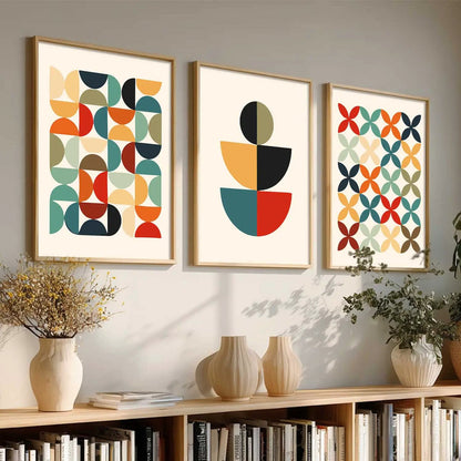 Boho Framed Wall Art Prints | Set of 3 | Home Decor