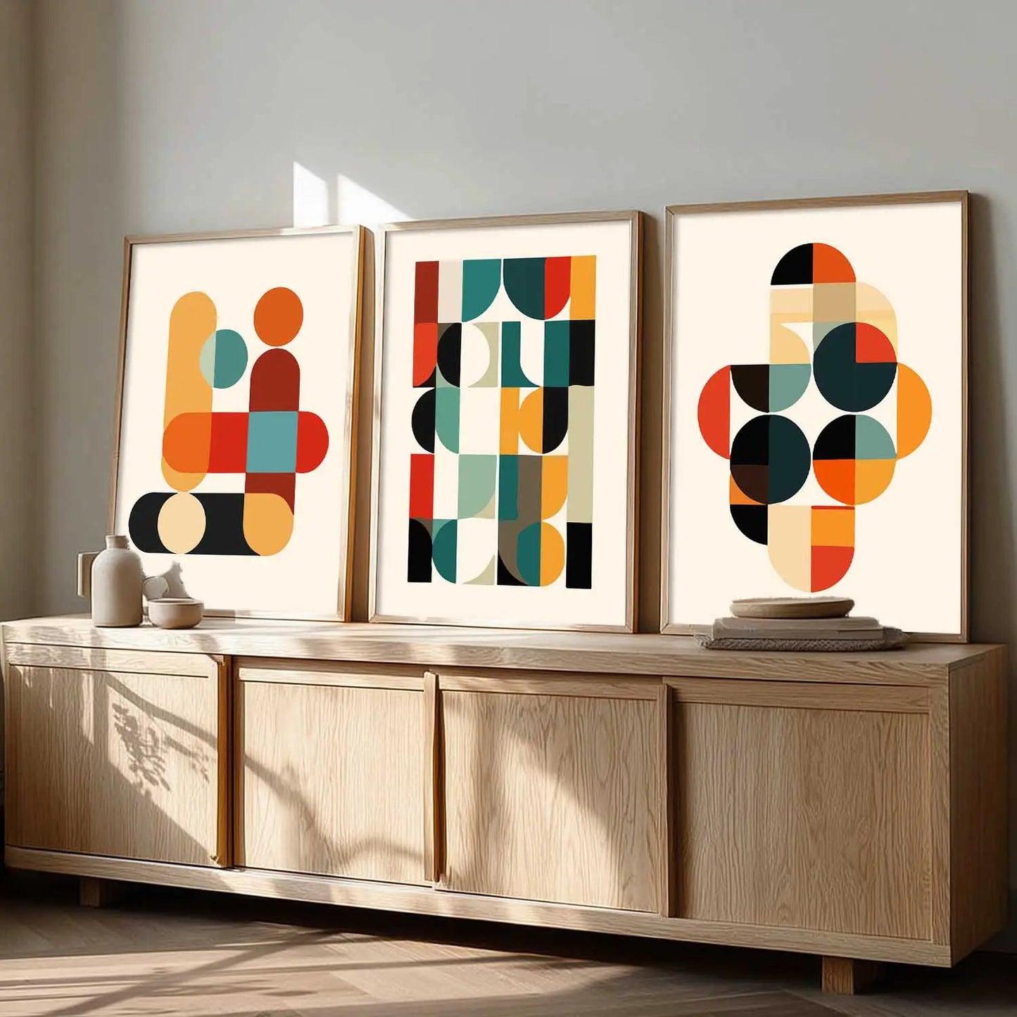 Boho Framed Wall Art Prints | Set of 3 | Home Decor