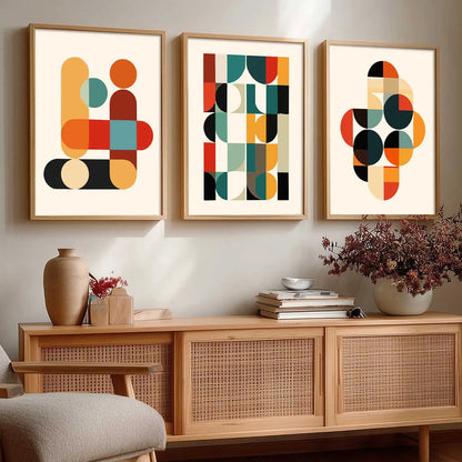 Boho Framed Wall Art Prints | Set of 3 | Home Decor