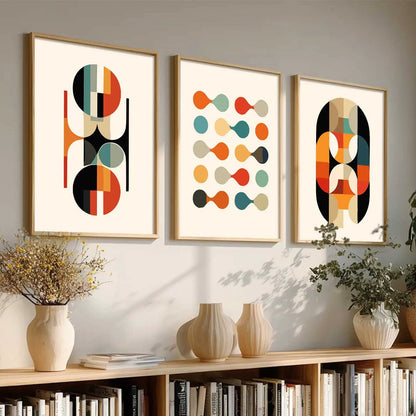 Boho Framed Wall Art Prints | Set of 3 | Home Decor