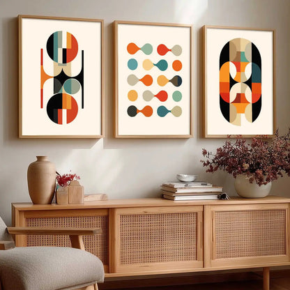 Boho Framed Wall Art Prints | Set of 3 | Home Decor