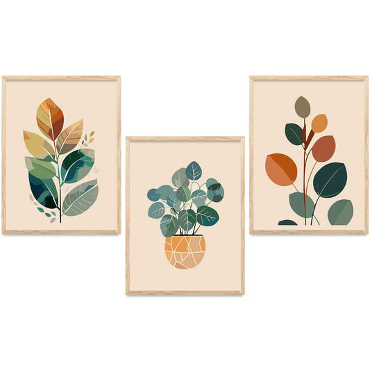 Floral  Wall Art Paintings for Living Room - Wall Poster With frames