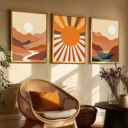 Wall Art Framed Wall Art Prints | Set of 3 | Home Decor by Kotart store