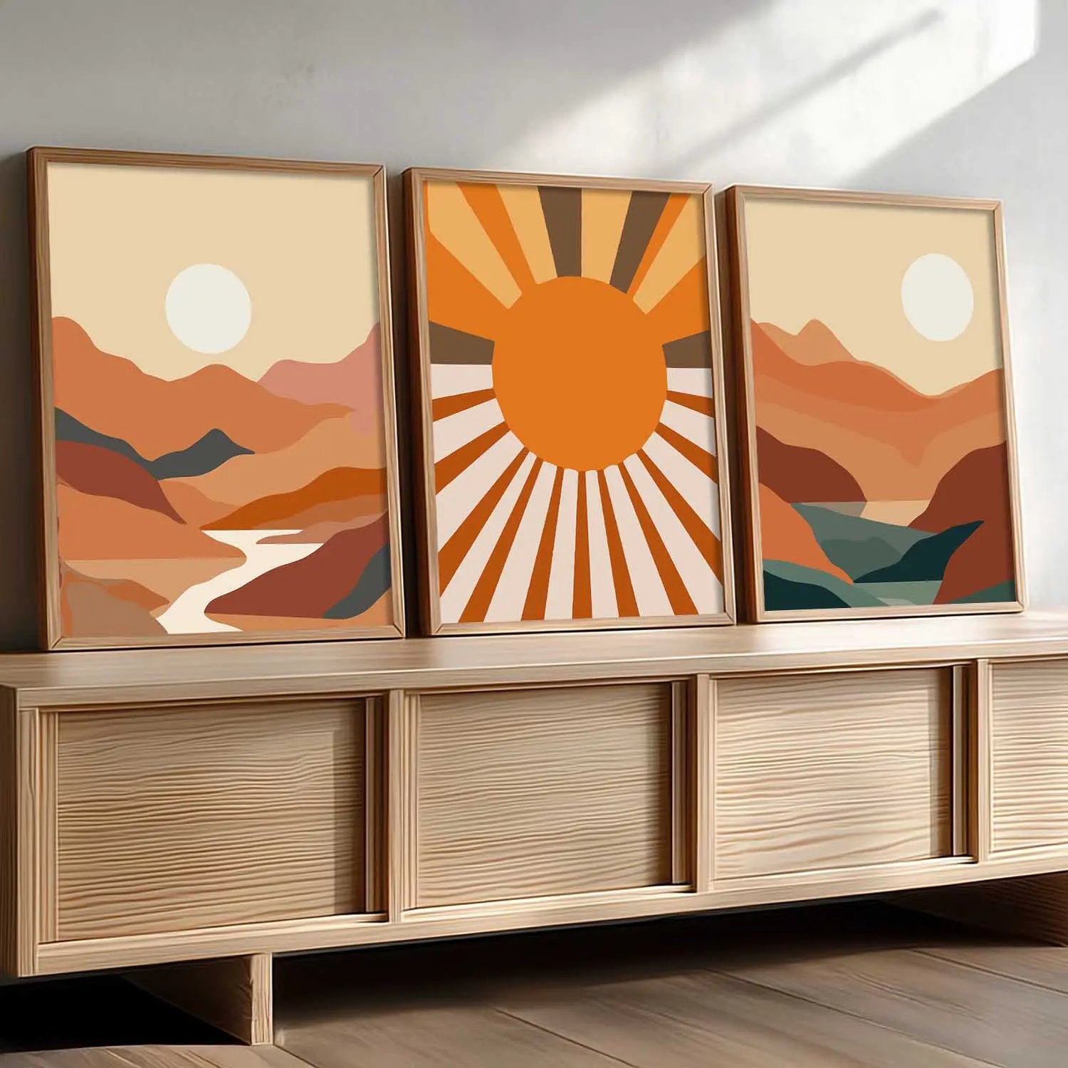 Wall Art Framed Wall Art Prints | Set of 3 | Home Decor by Kotart store