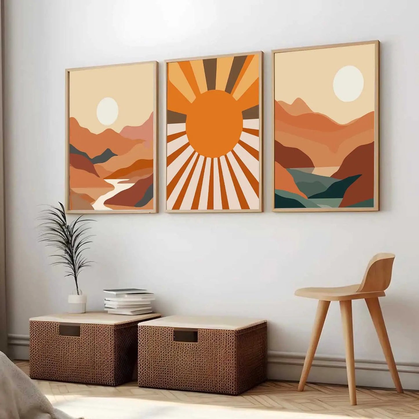 Wall Art Framed Wall Art Prints | Set of 3 | Home Decor by Kotart store
