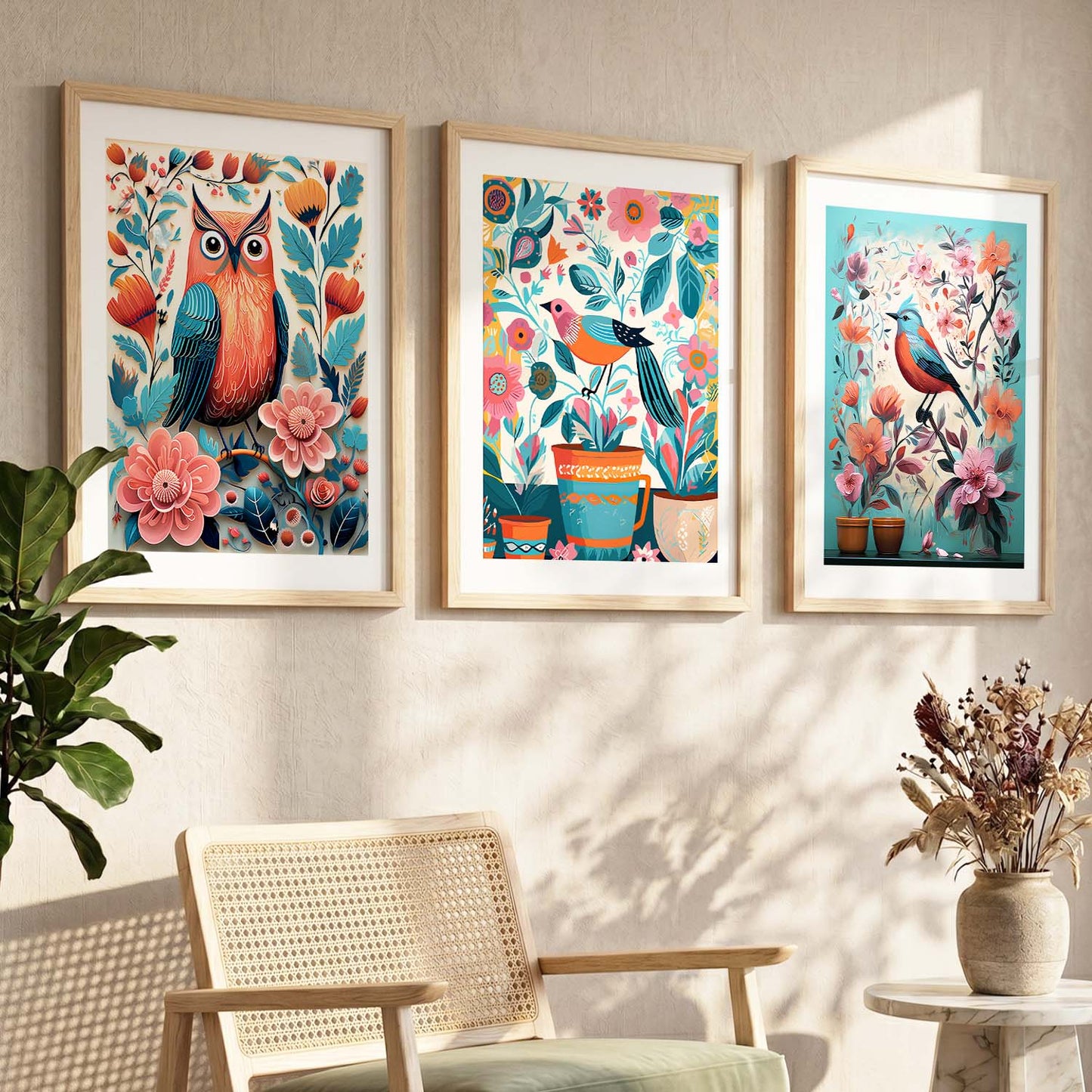 Modern  Wall Art Paintings for Living Room - Wall Poster With frames