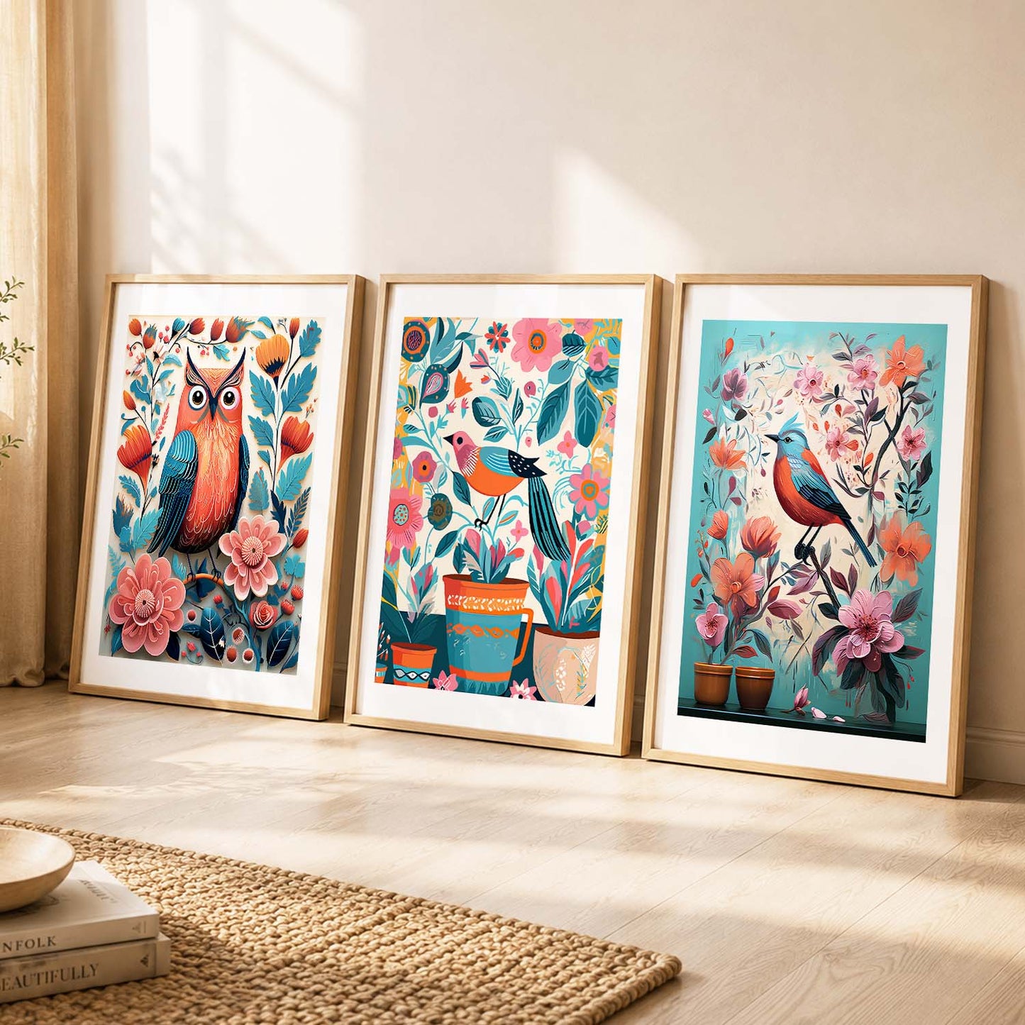 Modern  Wall Art Paintings for Living Room - Wall Poster With frames