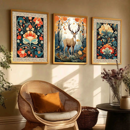 Madhubani    Wall Art Paintings for Living Room - Wall Poster With frames