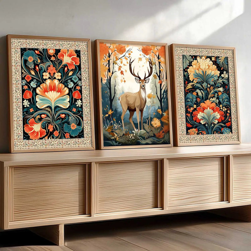 Madhubani    Wall Art Paintings for Living Room - Wall Poster With frames