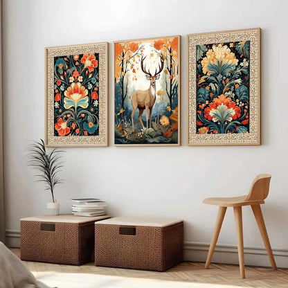 Madhubani    Wall Art Paintings for Living Room - Wall Poster With frames