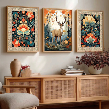 Madhubani    Wall Art Paintings for Living Room - Wall Poster With frames