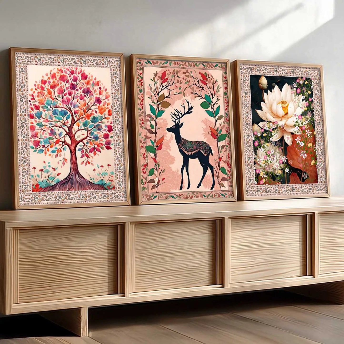 Traditional  Wall   Art Paintings for Living Room - Wall Poster With frames