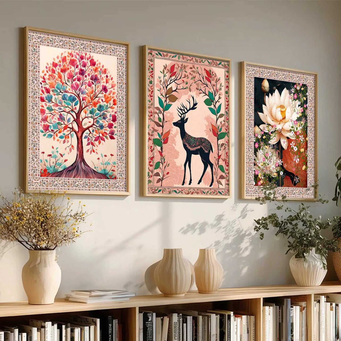 Traditional  Wall   Art Paintings for Living Room - Wall Poster With frames