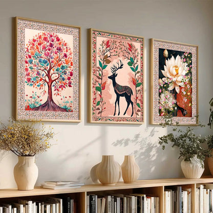 Traditional  Wall   Art Paintings for Living Room - Wall Poster With frames