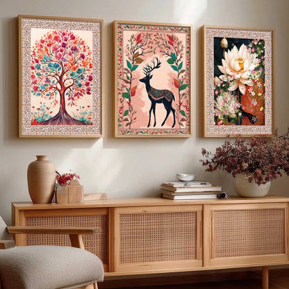 Traditional  Wall   Art Paintings for Living Room - Wall Poster With frames