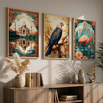 Traditional  Wall  Art Paintings for Living Room - Wall Poster With frames