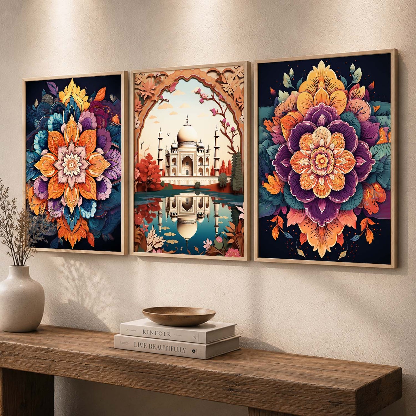 Traditional  Wall Art Paintings for Living Room - Wall Poster With frames