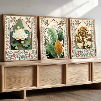 Madhubani   Wall Art Paintings for Living Room - Wall Poster With frames