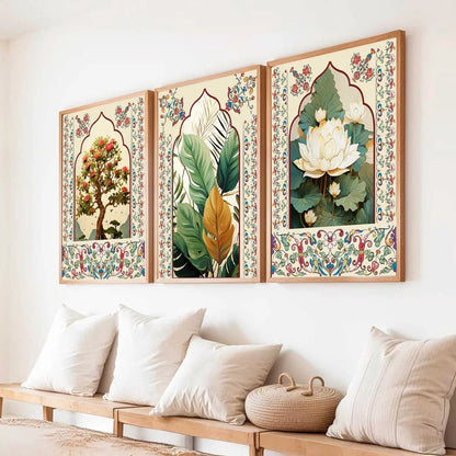 Madhubani   Wall Art Paintings for Living Room - Wall Poster With frames