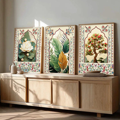 Madhubani   Wall Art Paintings for Living Room - Wall Poster With frames