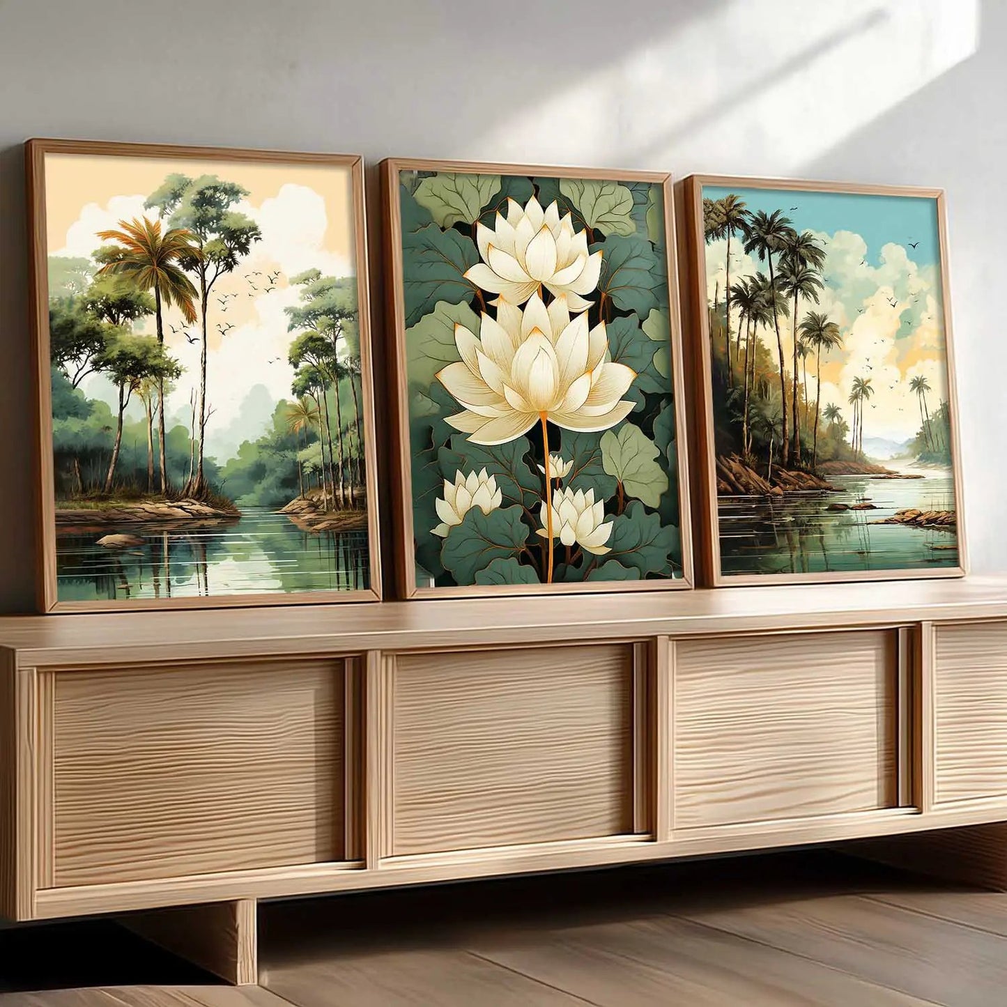 Nature  Wall  Art Paintings for Living Room - Wall Poster With frames