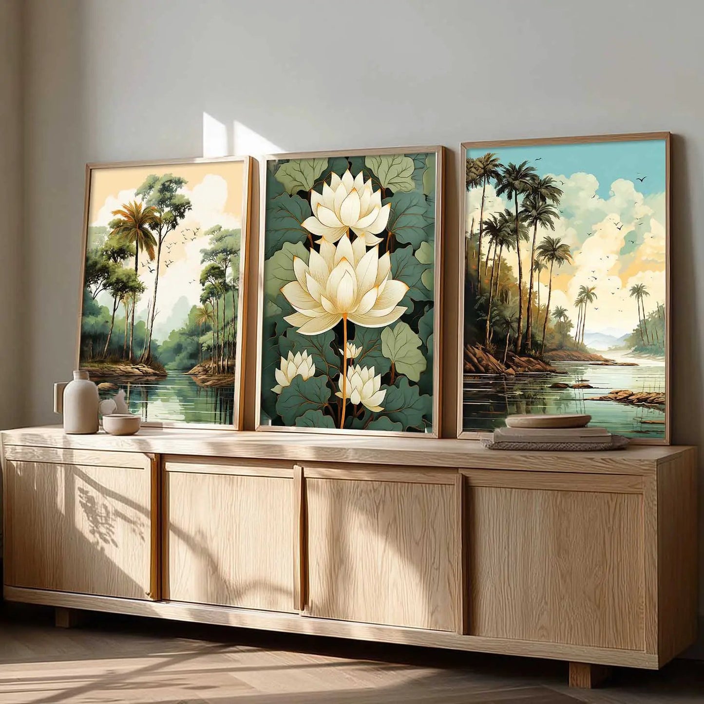 Nature  Wall  Art Paintings for Living Room - Wall Poster With frames