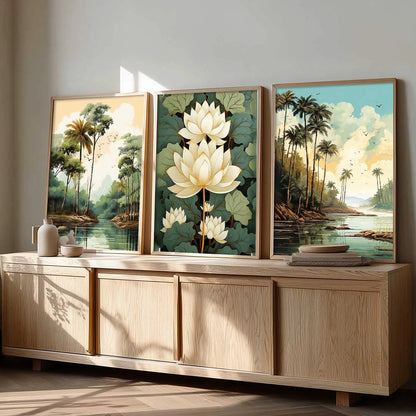 Nature  Wall  Art Paintings for Living Room - Wall Poster With frames