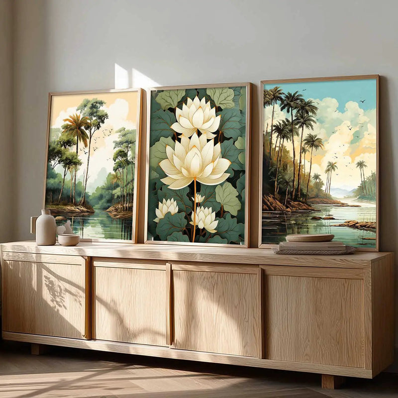 Nature Wall Art Paintings for Living Room - Wall Poster With frames by Kotart store