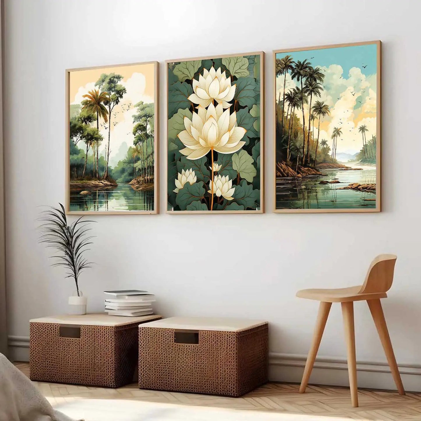 Nature  Wall  Art Paintings for Living Room - Wall Poster With frames