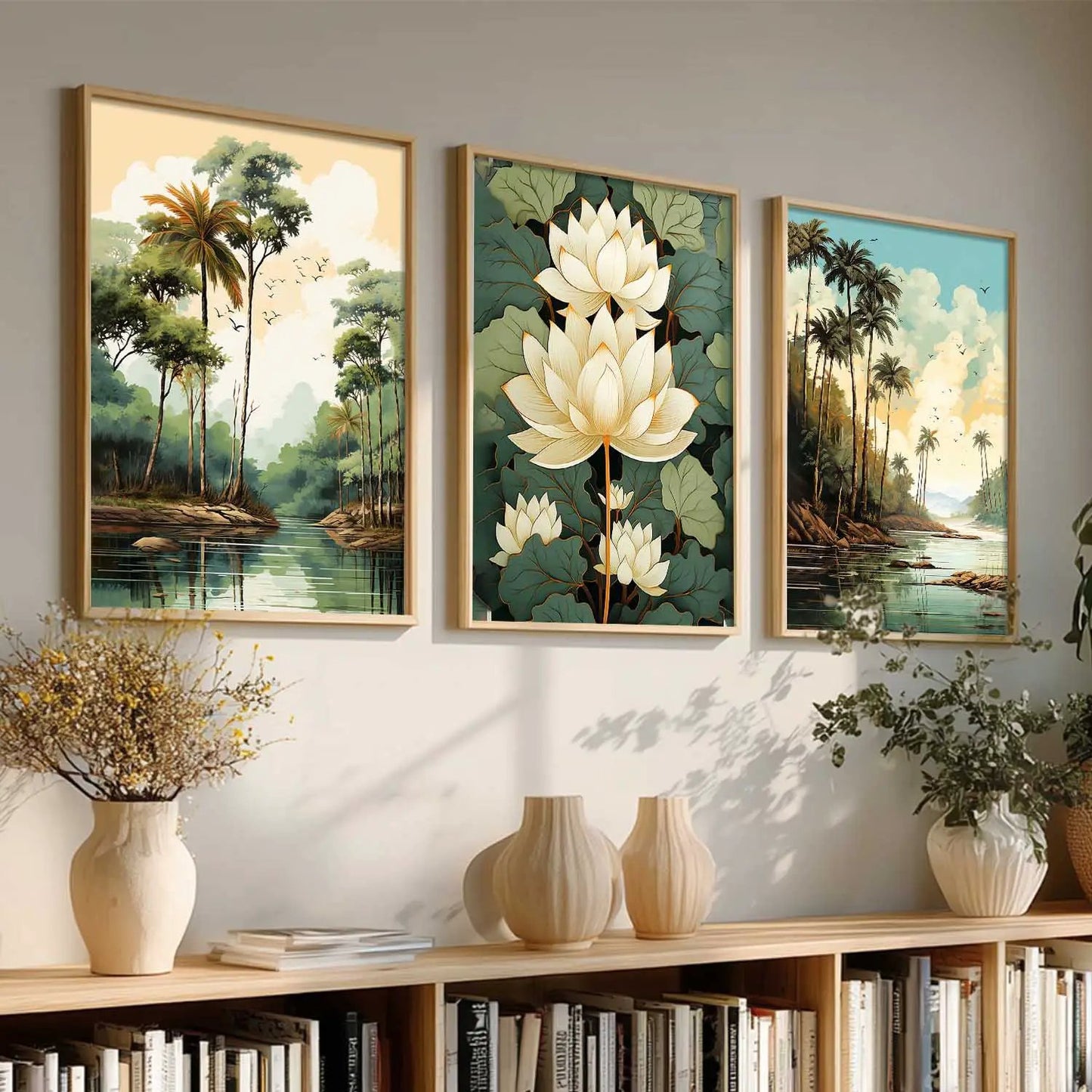 Nature  Wall  Art Paintings for Living Room - Wall Poster With frames