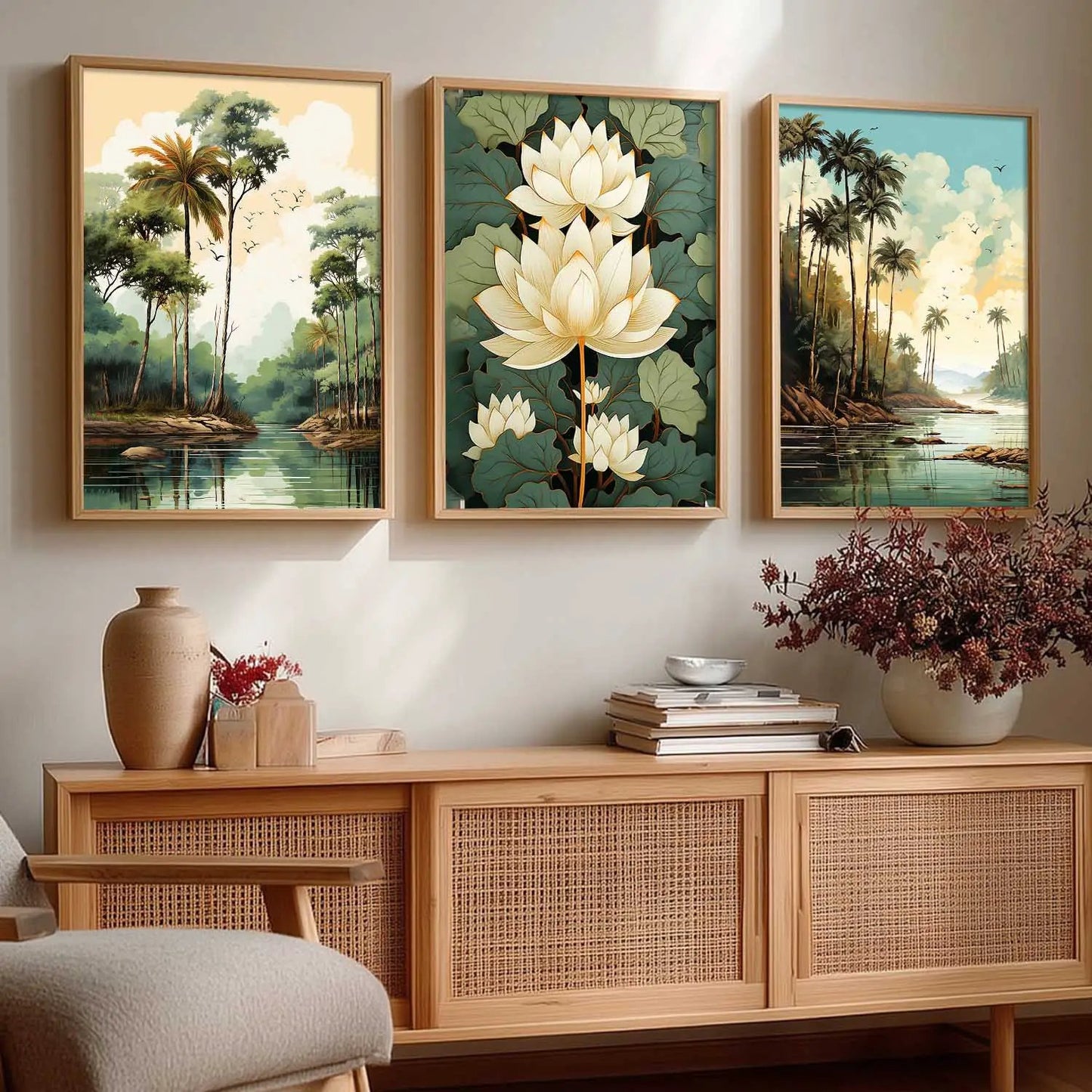 Nature  Wall  Art Paintings for Living Room - Wall Poster With frames