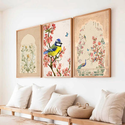 Madhubani  Wall Art Paintings for Living Room - Wall Poster With frames