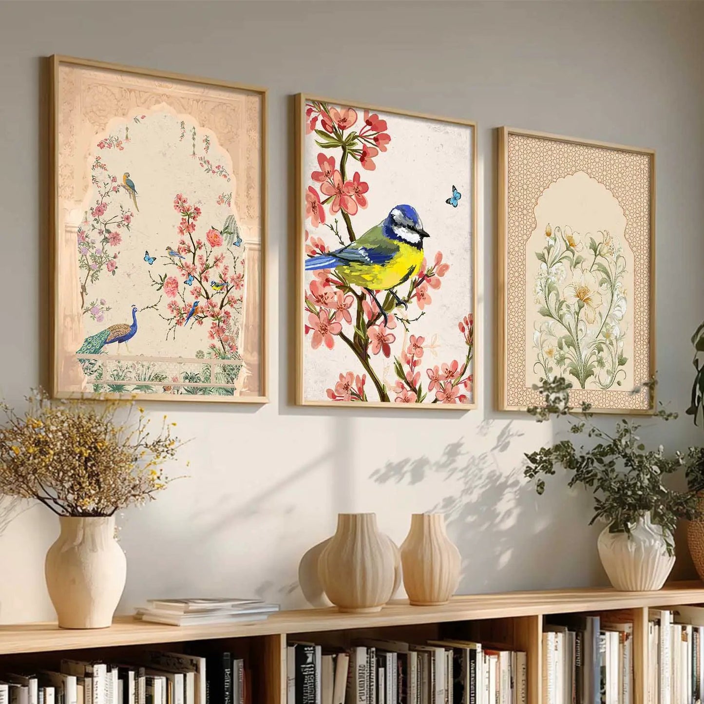 Madhubani  Wall Art Paintings for Living Room - Wall Poster With frames
