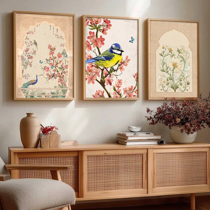 Madhubani  Wall Art Paintings for Living Room - Wall Poster With frames