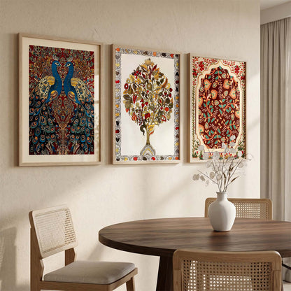 Madhubani  Wall  Art Paintings for Living Room - Wall Poster With frames