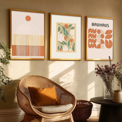 Boho  Wall Art Paintings for Living Room - Wall Poster With frames