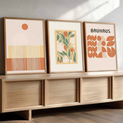 Boho  Wall Art Paintings for Living Room - Wall Poster With frames