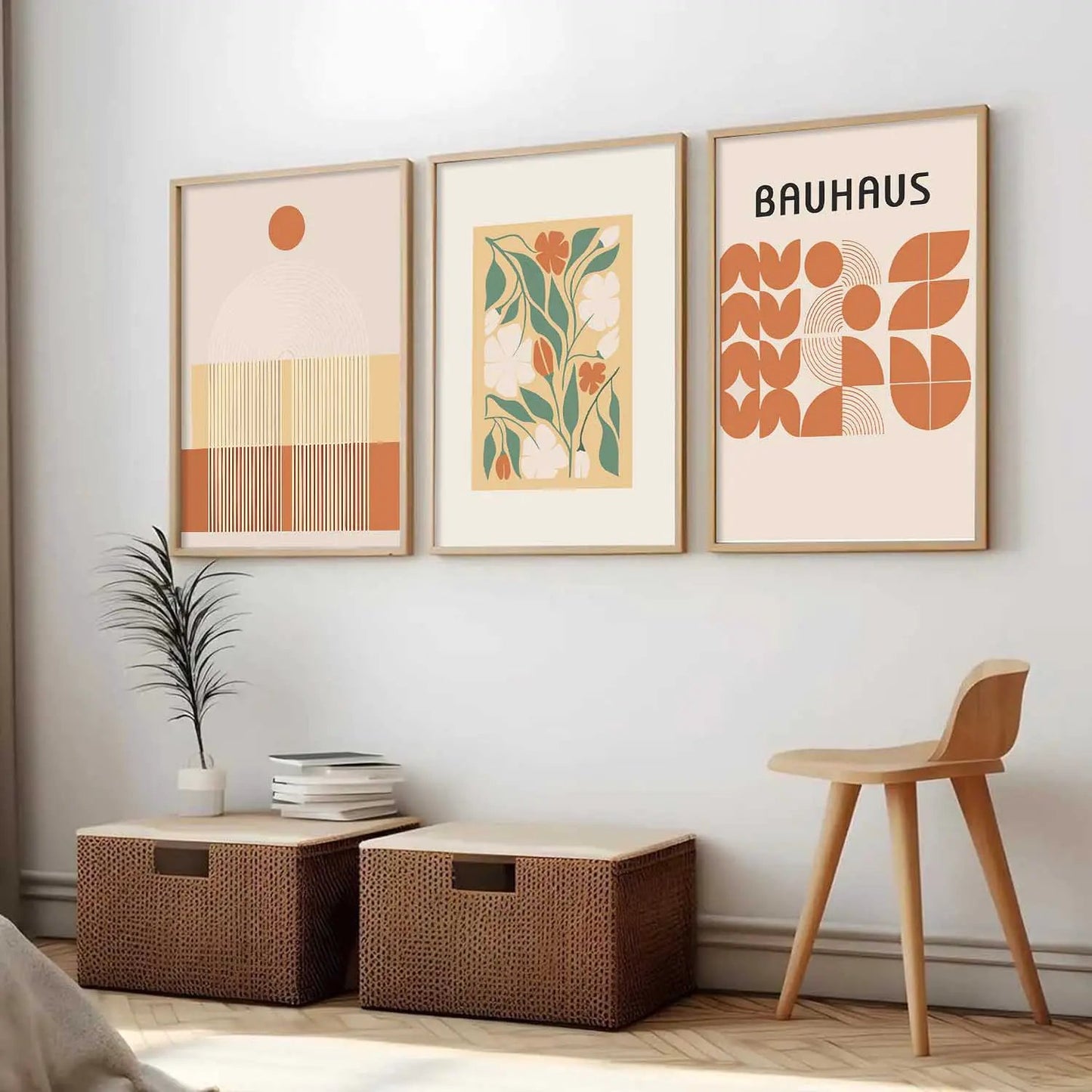 Boho  Wall Art Paintings for Living Room - Wall Poster With frames